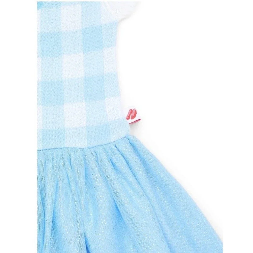 The Wizard of Oz Toddler Girl Dorothy Cosplay Sweater Dress Size 12M